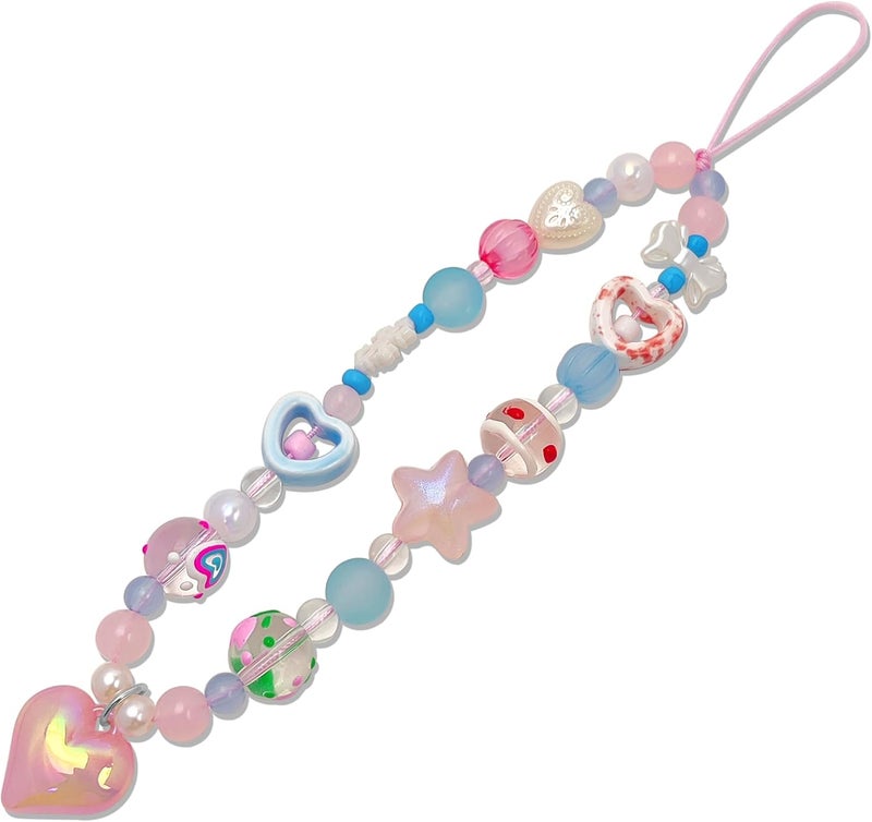 cioatu Phone Charms Cute Cherry Butterfly Cell Phone Lanyard Strap Wrist Strap for Bag Airpods Camera Pendants Decor - Image 1